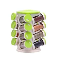 Кухонний Обертовий Органайзер для Спецій SPICE RACK 16 Баночок Стійка для Спецій Карусель