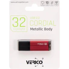 Флешка для зберігання інформації Verico USB 32Gb Cordial Red 601361 Червоний в упаковці 1 шт