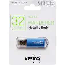 Флешка для зберігання інформації Verico USB 32Gb Wanderer SkyBlue 600722 Синій в упаковці 1 шт