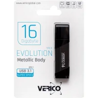 Флешка для зберігання інформації Verico USB 16Gb MKII Gray USB 3.1 603747 Сірий в упаковці 1 шт