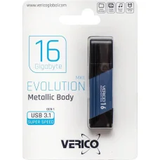 Флешка для зберігання інформації Verico USB 16Gb MKII Navy Blue USB 3.1 603730 Синій в упаковці 1 шт