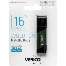 Флешка для зберігання інформації Verico USB 16Gb MKII Olive Green USB 3.1 603754 Зелений в упаковці 1 шт