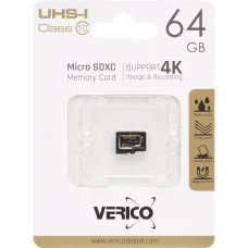 Карта пам'яті Verico MicroSDXC 64GB Class 10 (UHS-1) (card only) 600333/30582 в упаковці 1 шт