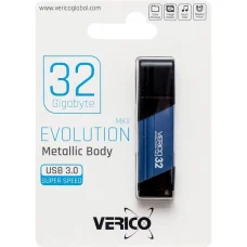 Флешка для зберігання інформації Verico USB 32Gb MKII Navy Blue USB 3.0 603815 Синій в упаковці 1 шт