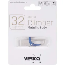 Флешка для зберігання інформації Verico USB 32Gb Climber Blue 1UDOV-RFBE33-NN 603181 Синій в упаковці 1 шт