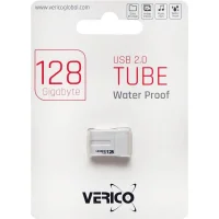 Флешка для зберігання інформації Verico USB 128Gb Tube White 606694 Білий в упаковці 1 шт