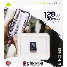Карта пам'яті Kingston MicroSDHC 128GB UHS-I A1 (Cl10) 299076 в упаковці 1 шт