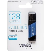 Флешка для зберігання інформації Verico USB 128Gb MKII Navy Blue USB 3.1 603891 Синій в упаковці 1 шт