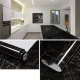 Самоклеюча Плівка 5м Чорна Мармур для Кухні Kitchen Sticker Мармурова Наклейка