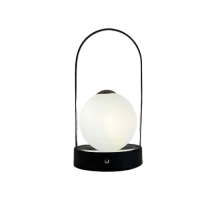 Круглий LED нічник на підставці із сенсорним керуванням на акумуляторі D25 Нічник зі зміною кольору світіння