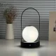 Круглий LED нічник на підставці із сенсорним керуванням на акумуляторі D25 Нічник зі зміною кольору світіння