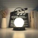 Круглий LED нічник на підставці із сенсорним керуванням на акумуляторі D25 Нічник зі зміною кольору світіння