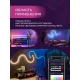 Гнучкий світлодіодний неон RGB на 5 м з пультом та блоком живлення SF-12VIC Декоративна стрічка в силіконі