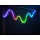 Гнучкий світлодіодний неон RGB на 5 м з пультом та блоком живлення SF-12VIC Декоративна стрічка в силіконі