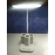 Світлодіодна настільна лампа Led table lamp qp-2209-B з USB Біла Гнучка світлодіодна лампа на акумуляторі