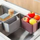 Кухонний пластиковий органайзер на мийку Organizer wash basin Складаний органайзер на умивальник Рожевий