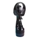 Ручний вентилятор з розпиленням води Fan Water Spray BLACK Портативний міні-вентилятор на батарейках