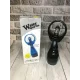 Ручний вентилятор з розпиленням води Fan Water Spray BLACK Портативний міні-вентилятор на батарейках
