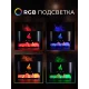 Ультразвуковий зволожувач повітря з ефектом полум'я та нічником на 4 кольори CAO 3 Дифузор ароматичний