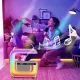 Настільна лампа з Bluetooth колонкою, RGB підсвічуванням та бездротовою зарядкою G3 Біла