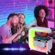 Настільна лампа з Bluetooth колонкою, RGB підсвічуванням та бездротовою зарядкою G3 Біла