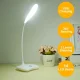 Настільна гнучка Led лампа з акумулятором SST-801 Світильник настільний Білий