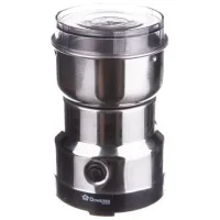 Електрична кавомолка ножова Domotec MS-1206 150 Вт Подрібнювач з нержавіючої сталі Сріблястий