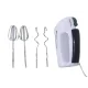 Ручний міксер для кухні 7 швидкостей Domotec MS-1366 200 Вт Кухонний електричний міксер з чашею Білий