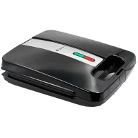Притискна сендвічниця електрична Domotec MS-7718 на 1400W та 8 відділень Чорна