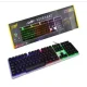 Універсальна дротова Клавіатура з підсвічуванням RGB КТ-7300 / К-7300