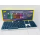 Універсальна дротова Клавіатура з підсвічуванням RGB КТ-7300 / К-7300