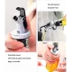 Органайзер для спецій та рідин на підставці GLASS-SILVER 4 шт Диспенсер для оливкової олії