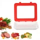 Вакуумний харчовий контейнер VACCUM PLATES Червоний Контейнер для їжі