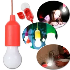 Світлодіодна лампочка ліхтарик на шнурку BL 15418 Lampe  Червона