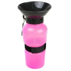 Переносна напувалка для собак Dog Water Bottle Рожева