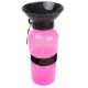 Переносна напувалка для собак Dog Water Bottle Рожева