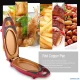 Інноваційна електросковорода з подвійною нагрівальною поверхнею Red Copper 5 Minutes Chef