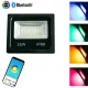 Вуличний світлодіодний прожектор RGB LED Flood Light 25W Прожектор кольоровий з Bluetooth