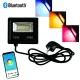 Вуличний світлодіодний прожектор RGB LED Flood Light 15W Прожектор кольоровий з Bluetooth