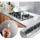 Самоклеюча захисна фольга для кухні 5m x 40см Алюмінієва фольга на клейкій основі