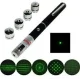 Лазерна указка з насадками LASER GREEN 5 IN 1 Потужний лазер Зелений промінь