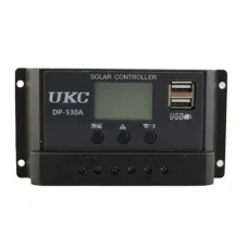 Контролер заряду сонячної батареї UKC DP-530A 30A з USB