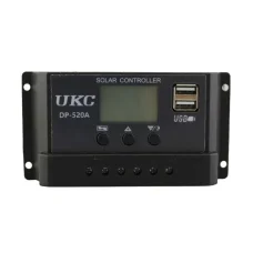 Контролер заряду сонячної батареї UKC DP-520A 20A з USB