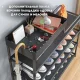 Підлогова металева полиця для взуття 5 ярусів 76х59х21 см Shoe rack BLACK