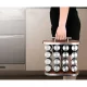 Набір для спецій 16 ємностей Stainless steel and wood Органайзер для зберігання спецій