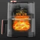 Аерофритниця для смаження без олії на 6л з Air Fryer Su Tai ST-606 Фритюрниця на 1000Вт для кухні
