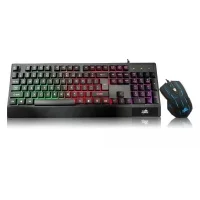 Ігровий набір 2 в 1 Клавіатура та мишка з підсвічуванням RGB Zeus M-710