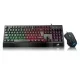 Ігровий набір 2 в 1 Клавіатура та мишка з підсвічуванням RGB Zeus M-710
