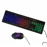Ігровий набір 2 в 1 Клавіатура та мишка з підсвічуванням RGB HK-6300