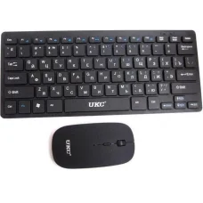 Комплект 2 в 1 Бездротова клавіатура та мишка UKC WI 1214 Wireless